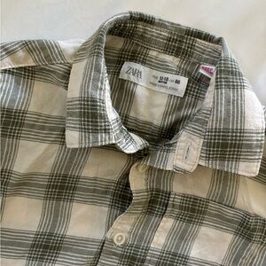 Zara Boys Flannel Shirt 12-18 months